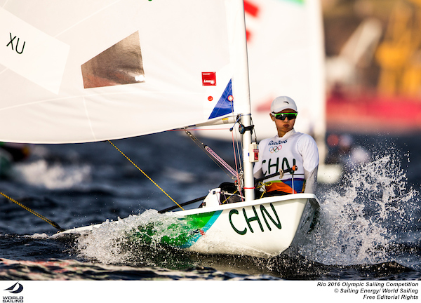 Lijia Xu-Women's Laser Radial-CHN-Rio-photo by Sailing Energy /World Sailing